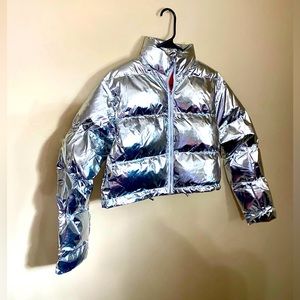 CROPPED METALLIC PUFFER JACKETS 💕